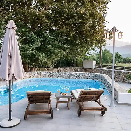 Nature, Heated Pool Villa Kalyves